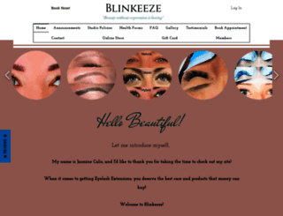 blinkeeze.com screenshot