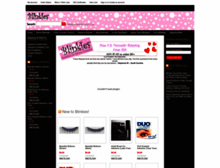 blinkiescosmetics.com screenshot