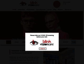 blinkvisioncare.com screenshot