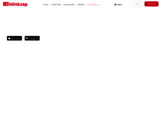 blinkzap.com screenshot