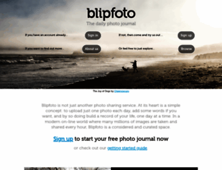 blipfoto.com screenshot
