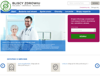bliscyzdrowiu.pl screenshot