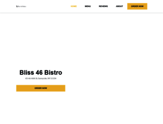 bliss46bistro.com screenshot
