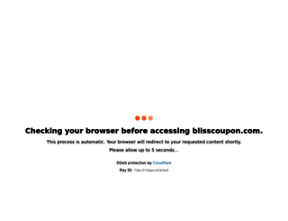 blisscoupon.com screenshot