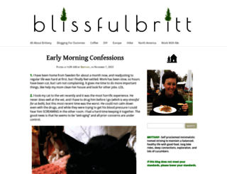 blissfulbritt.com screenshot