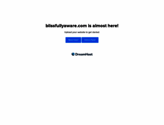 blissfullyaware.com screenshot