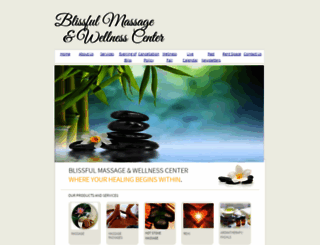 blissfulmassages.com screenshot