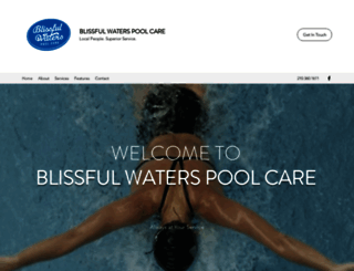 blissfulwaterspoolcare.com screenshot