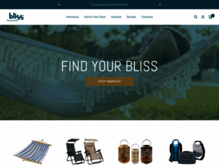 blisshammocks.com screenshot