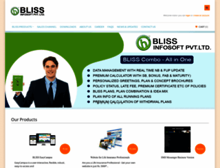 blissinfosoft.com screenshot