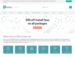 blissinternet.co.uk screenshot