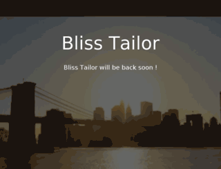blisstailor.com screenshot