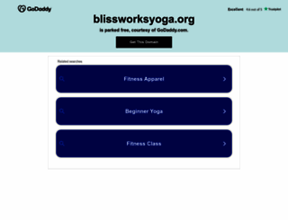 blissworksyoga.org screenshot