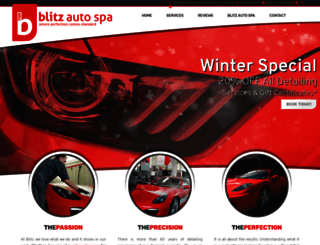blitzautospa.com screenshot