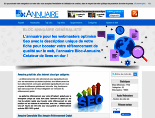 bloc-annuaire.fr screenshot