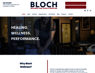 blochchiropractic.com screenshot