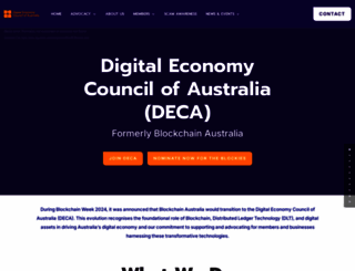 blockchainaustralia.org screenshot