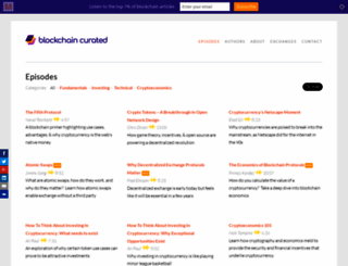 blockchaincurated.com screenshot