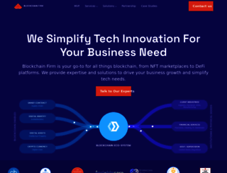 blockchainfirm.io screenshot