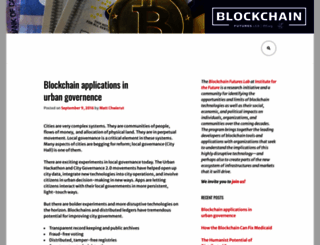 blockchainfutureslab.wordpress.com screenshot