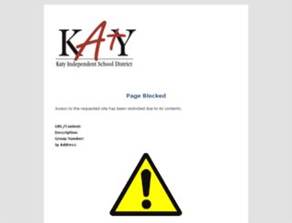 blocked.katyisd.org screenshot