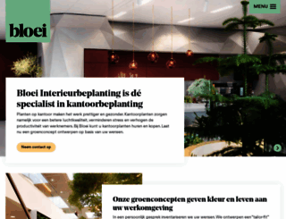 bloei-interieurbeplanting.nl screenshot