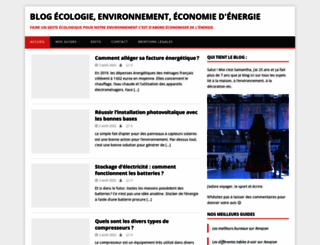 blog-environnement.fr screenshot