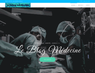 blog-medecine.fr screenshot