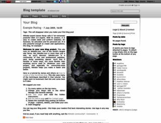 blog-template.wikidot.com screenshot