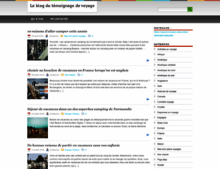 blog-voyage.org screenshot