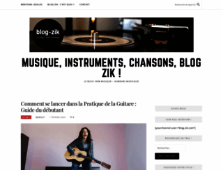 blog-zik.com screenshot