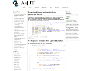 blog.aajit.com screenshot