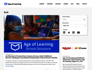 blog.ageoflearning.com screenshot