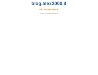 blog.alex2000.it screenshot