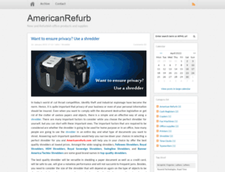 blog.americanrefurb.com screenshot