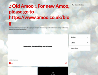blog.amoo.co.uk screenshot