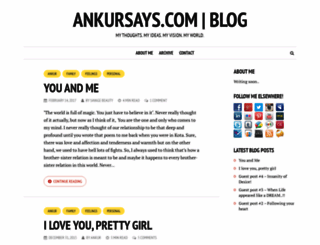 blog.ankursays.com screenshot