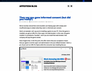 blog.appesteem.com screenshot