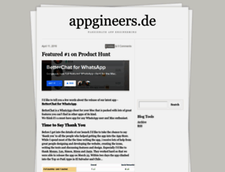 blog.appgineers.de screenshot
