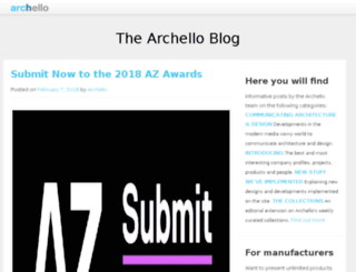 blog.archello.com screenshot