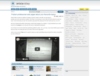 blog.articlealley.com screenshot