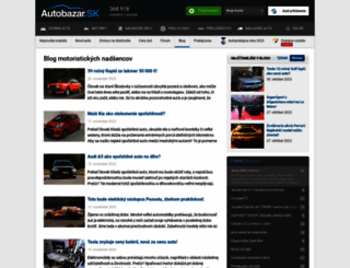blog.autobazar.sk screenshot