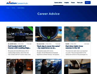 blog.aviationjobsearch.com screenshot