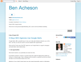blog.benacheson.com screenshot