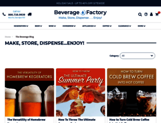 blog.beveragefactory.com screenshot