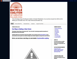 blog.bicyclecoalition.org screenshot