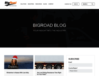 blog.bigroad.com screenshot