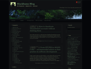 blog.blackbam.at screenshot