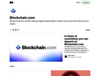 blog.blockchain.com screenshot