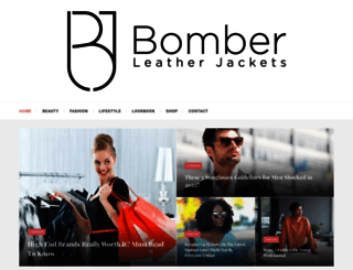blog.bomberleatherjackets.com screenshot